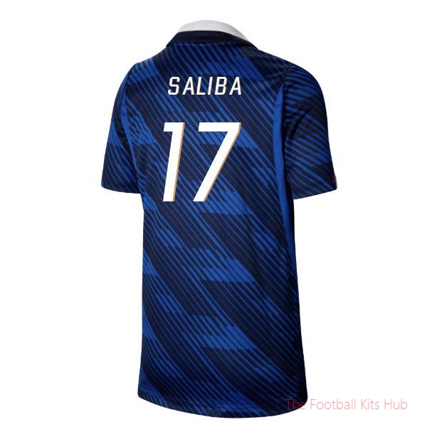 2026-2027 France Home Shirt (Kids) (Saliba 17)