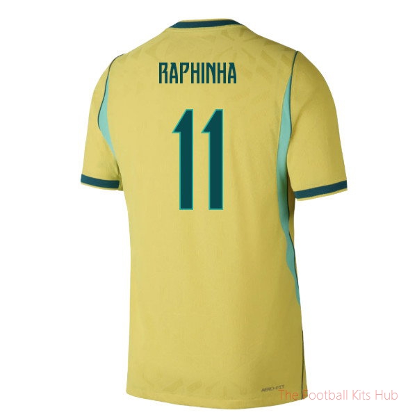 Brazil Aero-Fit Match 2026-2027 Home Shirt (Raphinha 11)