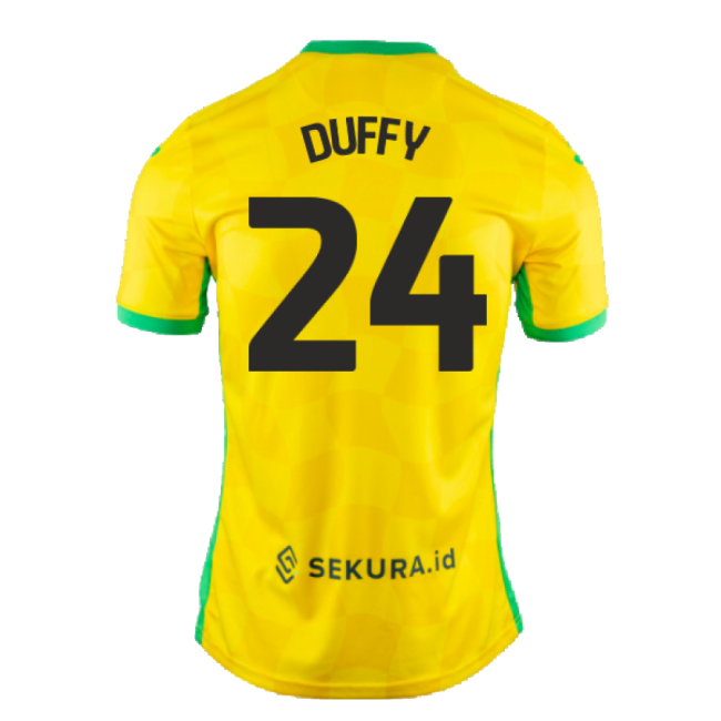 Pro Series Norwich Norwich Home Shirt Duffy #24 Modern Style Devot...