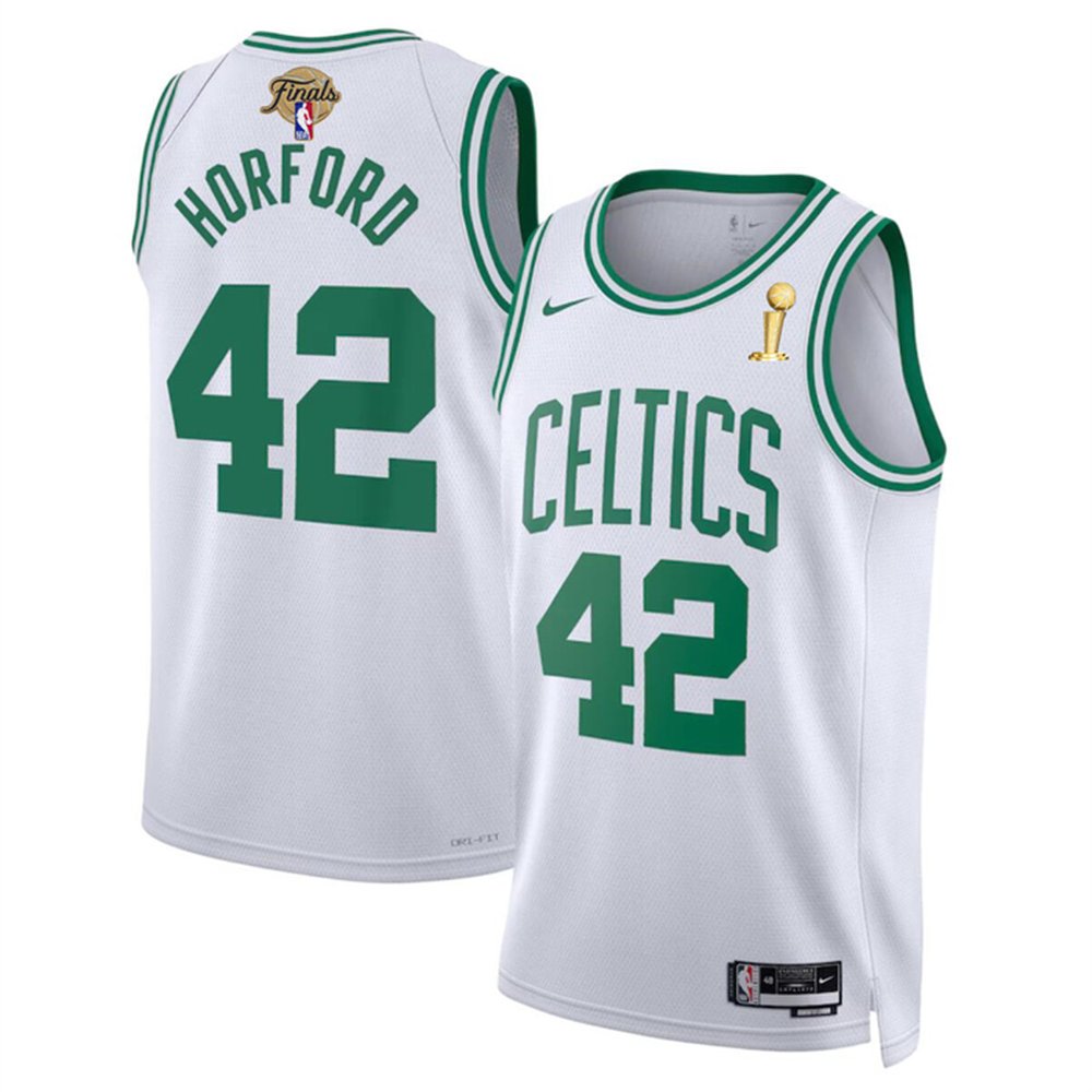 Durable Boston Celtics 42 White Jersey - Game Day Essential