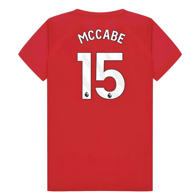 2025-22 Arsenal Authentic Home Soccer Jersey McCabe 15 L M S Kids