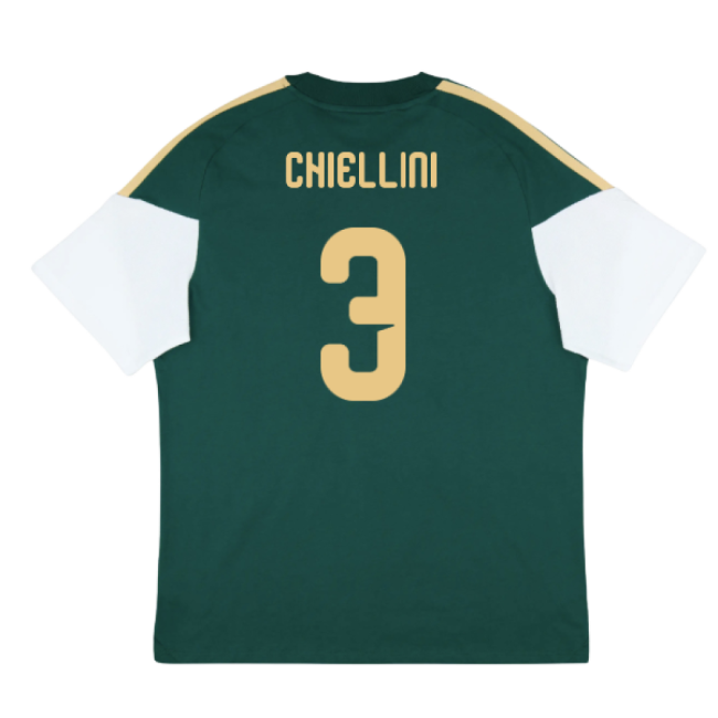 Official Genuine Italy 2026-2027 Italy Training Tee (Green) (Chiell...