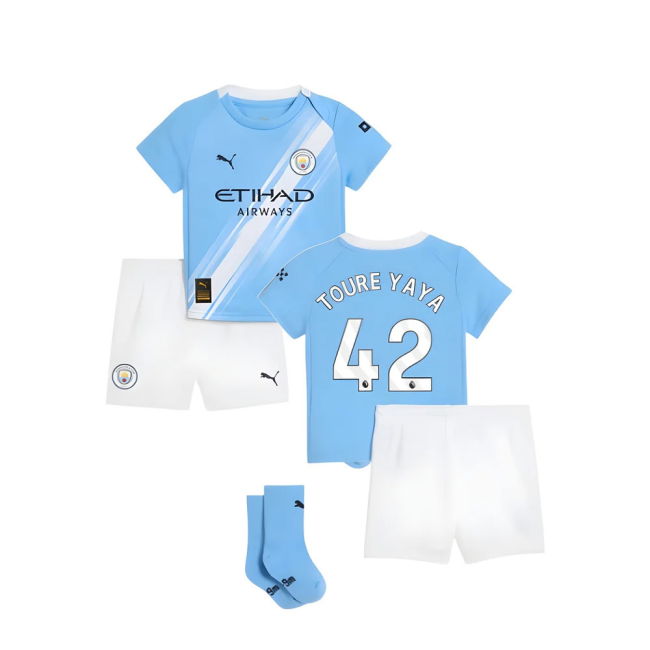 Man City Soccer Jerseys 2025-2026 Home Jersey - Baby #10