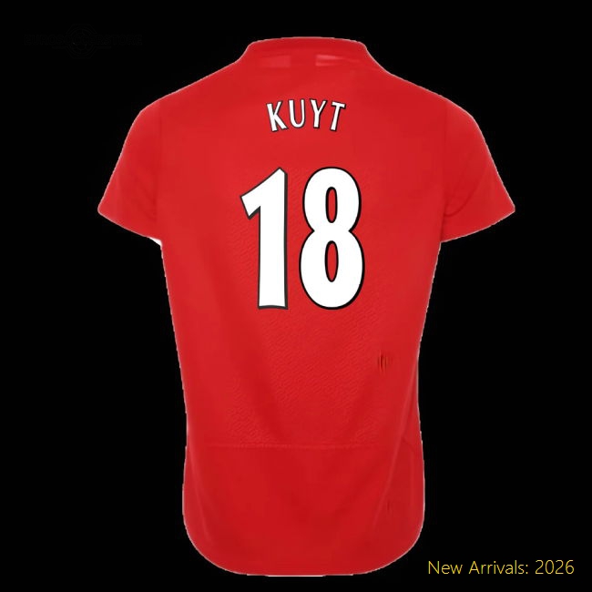Comfortable Liverpool Womens Jersey Kuyt 2024-2025 Advanced Textile