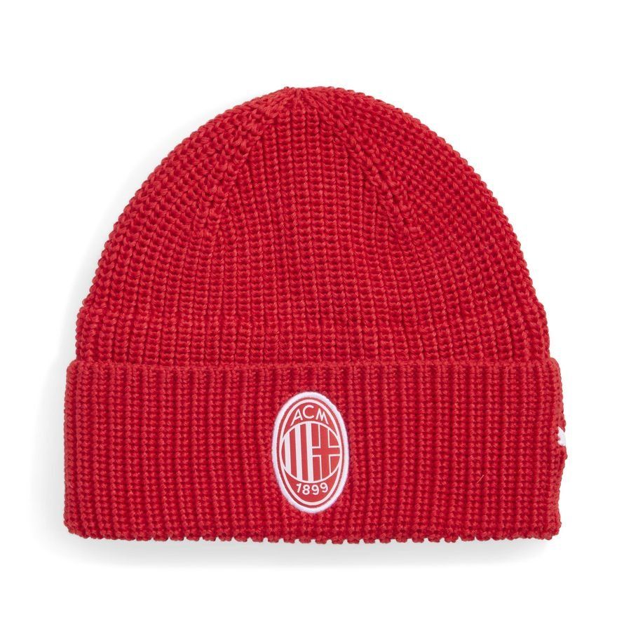 Milan Beanie Essentials For All Time Red/puma Pure White