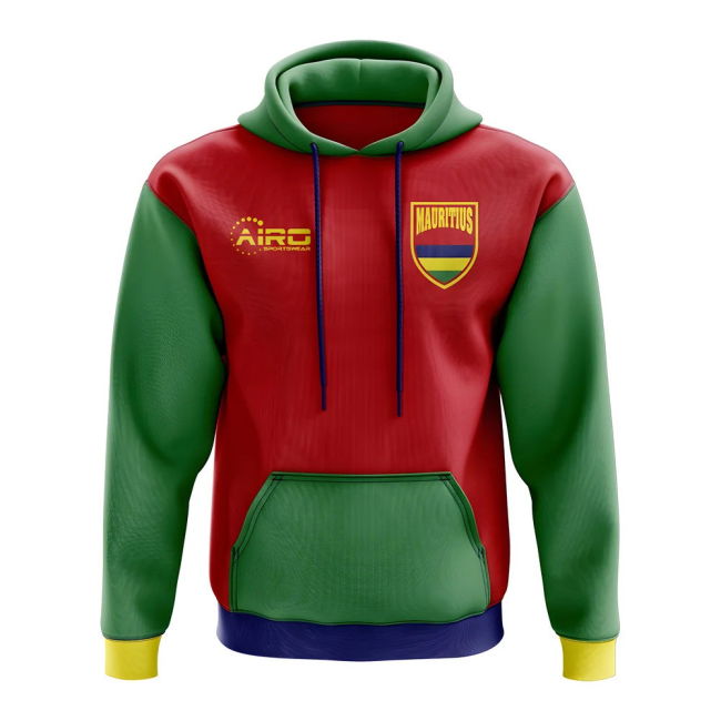 Official Mauritius Concept Country Football Hoody (Red)