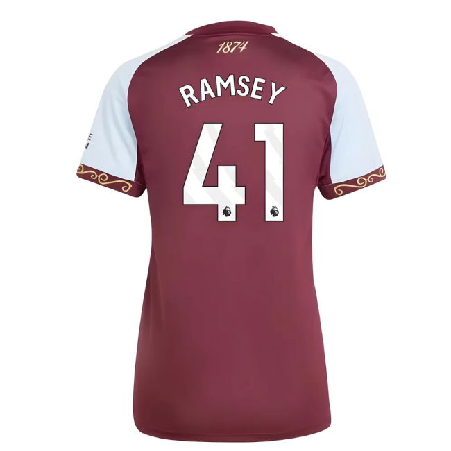 Authentic 2025-2026 Aston Villa Home With Limited Edition Design