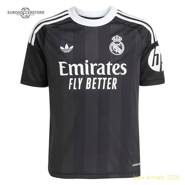 Real Madrid 2024-25 Third Fan Version For Kids Name) Soccer Jersey
