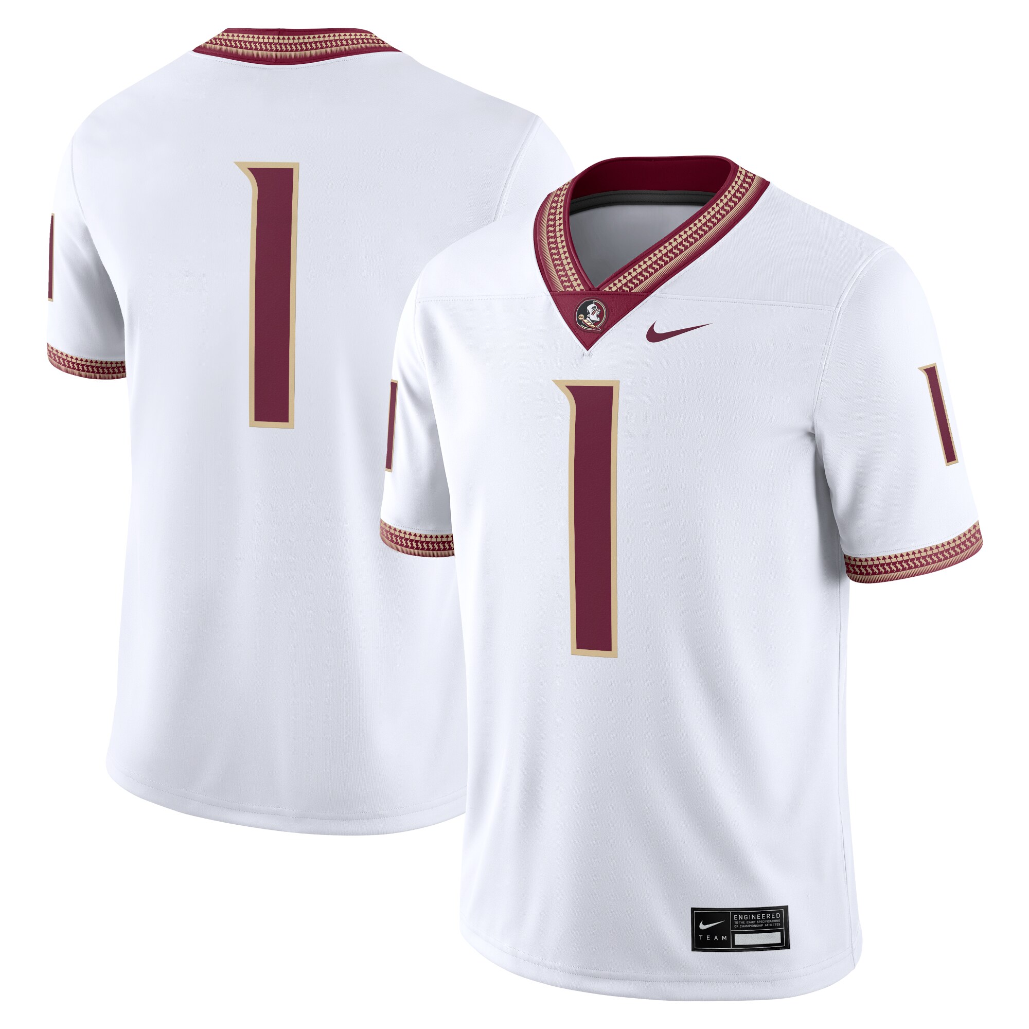 [NJP] Florida State Seminoles Game Jersey - White