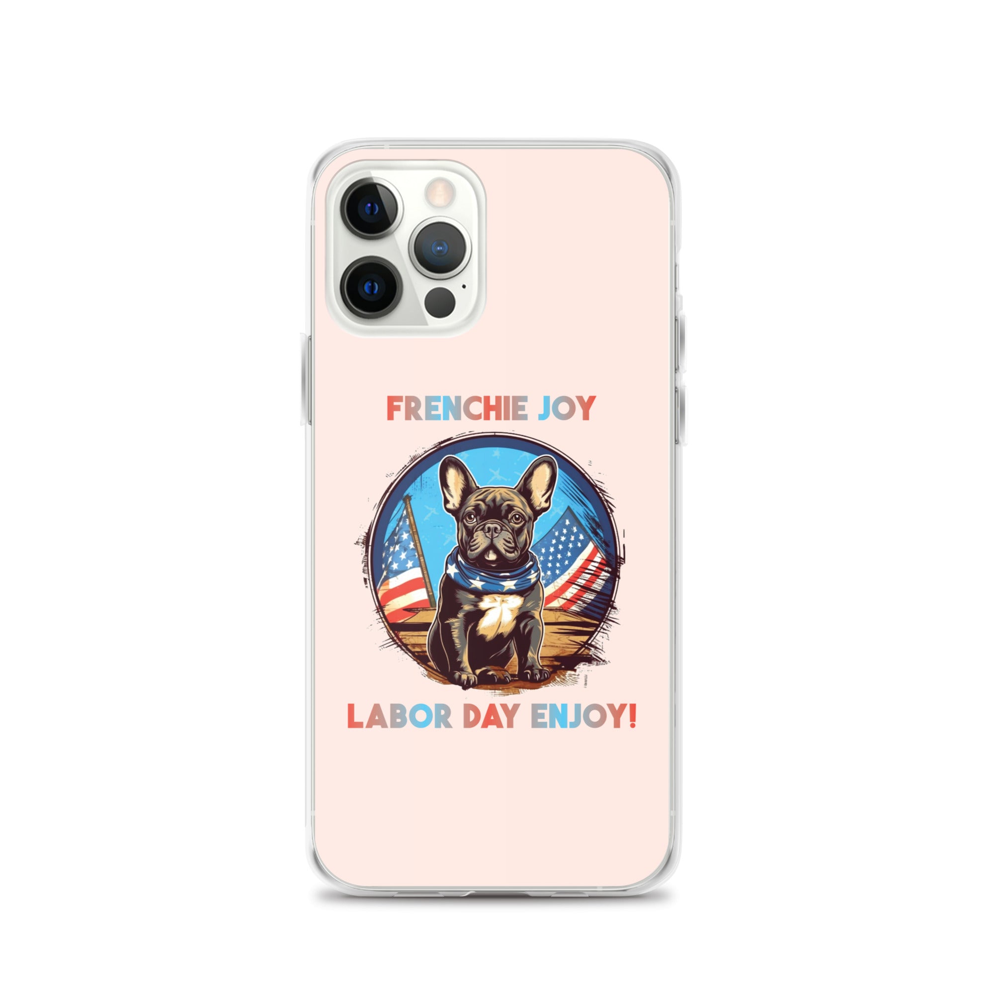 Cozy Frenchie Joy - Clear Case For Iphone® for French Bulldog Lovers