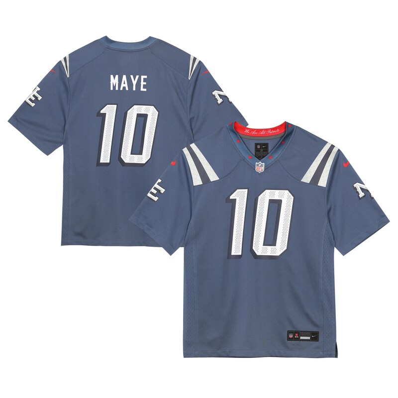 None Drake Maye NE Patriots Iconic Pro-Level Jersey for NFL Fans