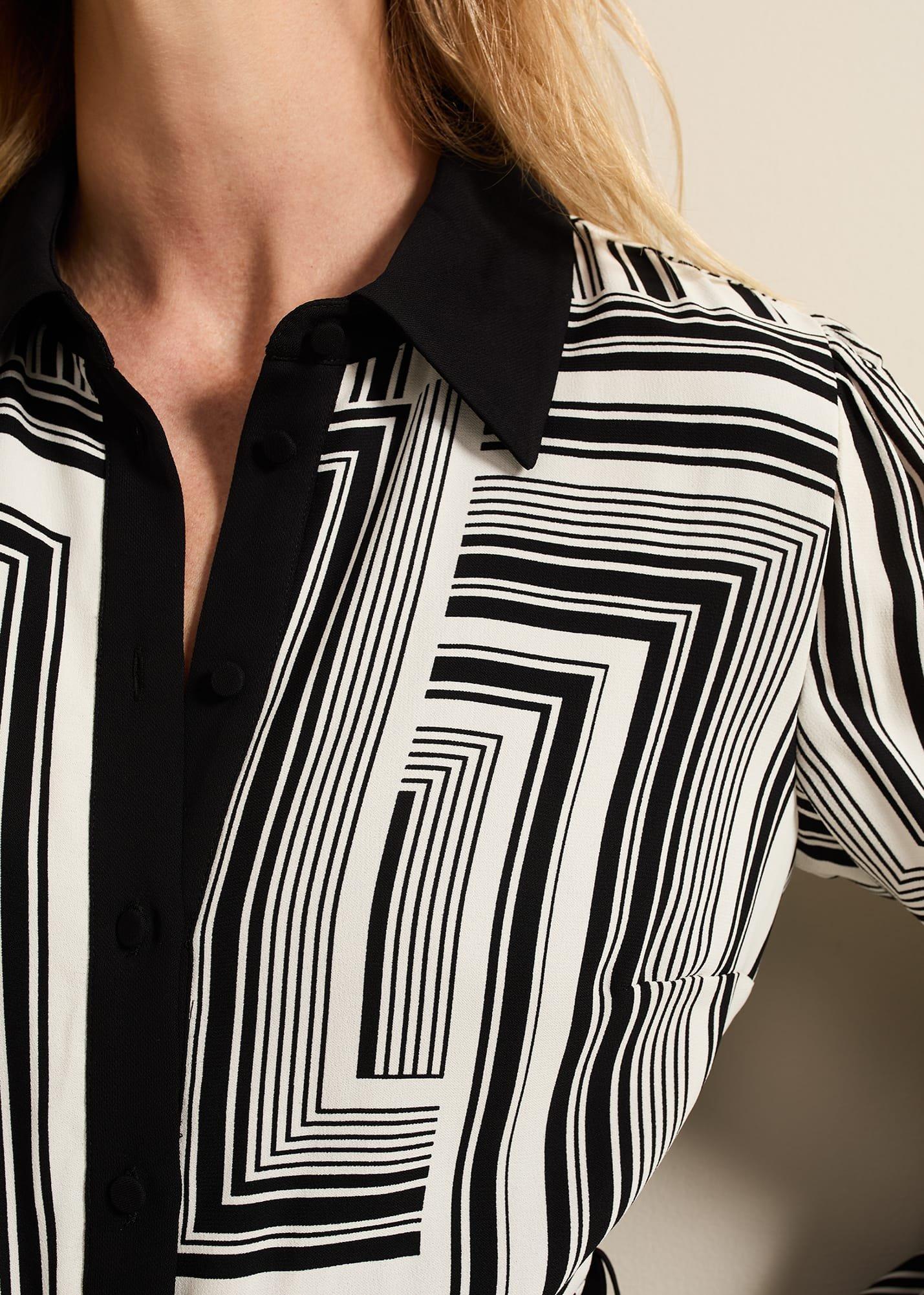 Pia Striped Midaxi Dress