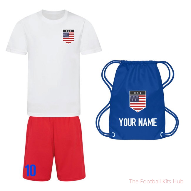 Men Personalised USA Training Kit Package