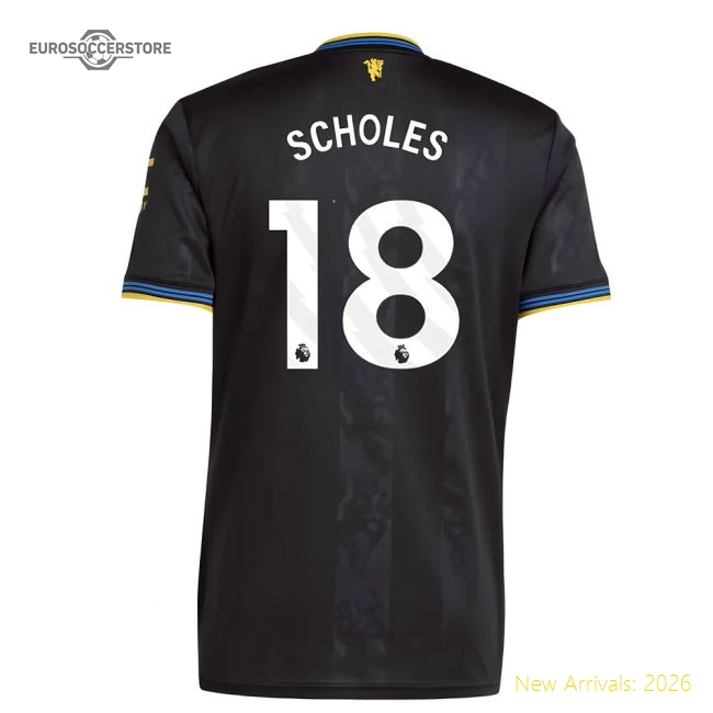 High-end Manchester United Third Scholes Jersey 2025-2026 Flexible
