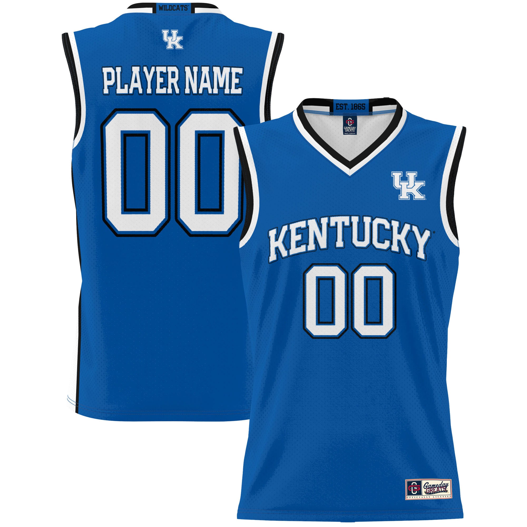 [NJP] Women's Kentucky Wildcats GameDay Greats NIL Pick-A-Player Lightweight Women's Basketball Jersey - Royal