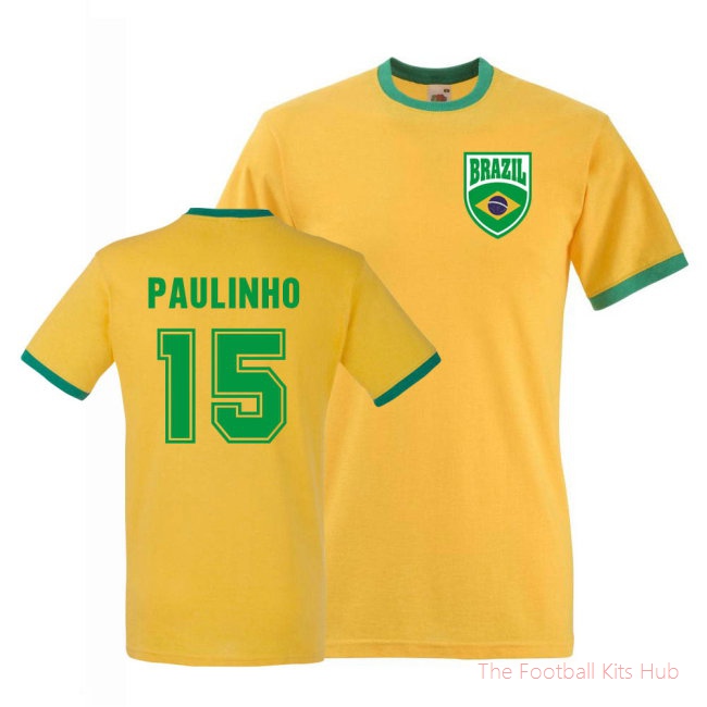 Men Paulinho Brazil Ringer Tee (yellow)