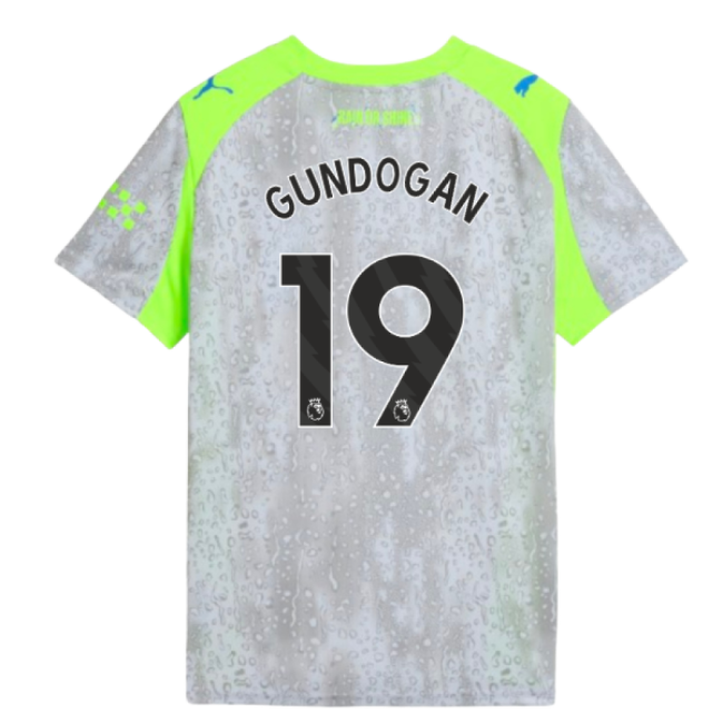 Man City Soccer Jerseys 2025-2026 Third Jersey - Kids #11