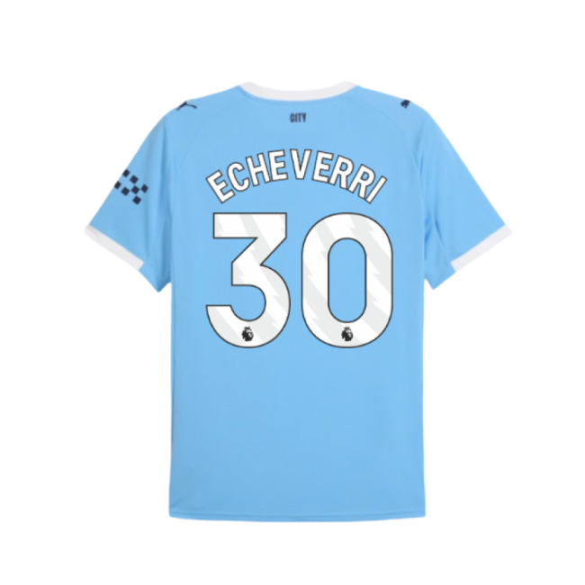 2025-2026 Man City Shirt (Echeverri 30) (Echeverri 30) | Performance