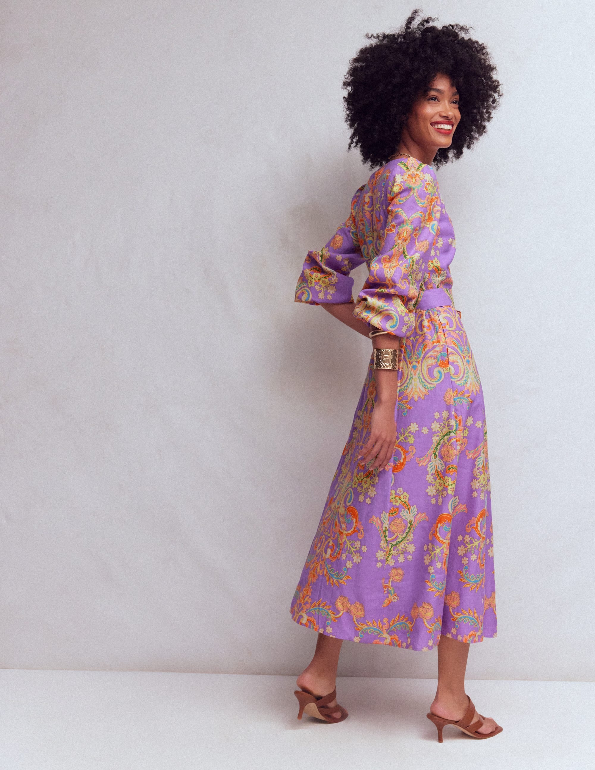 Florence Linen Blend Dress