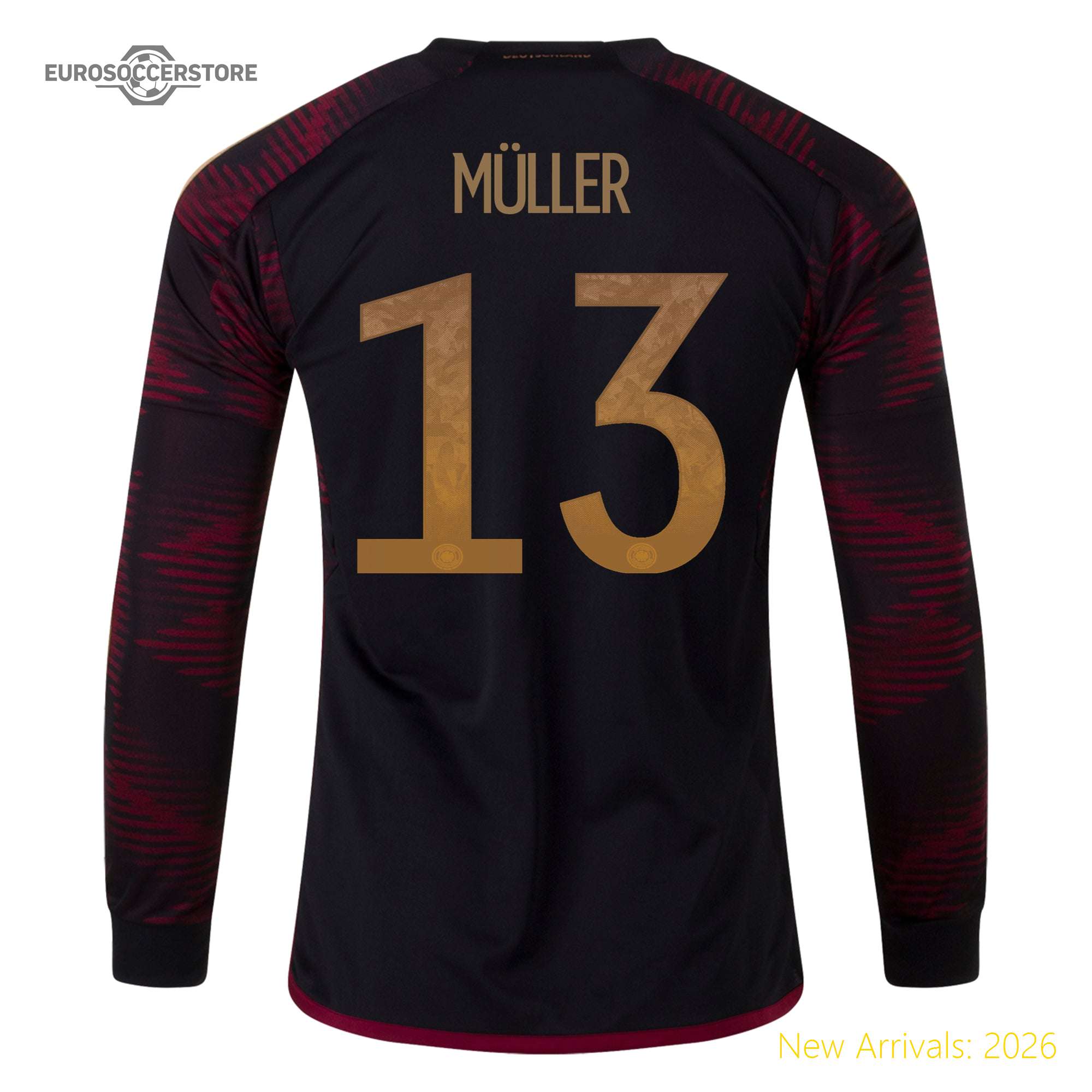 Officially Approved Men Ger Team Professional Away Jersey 2022