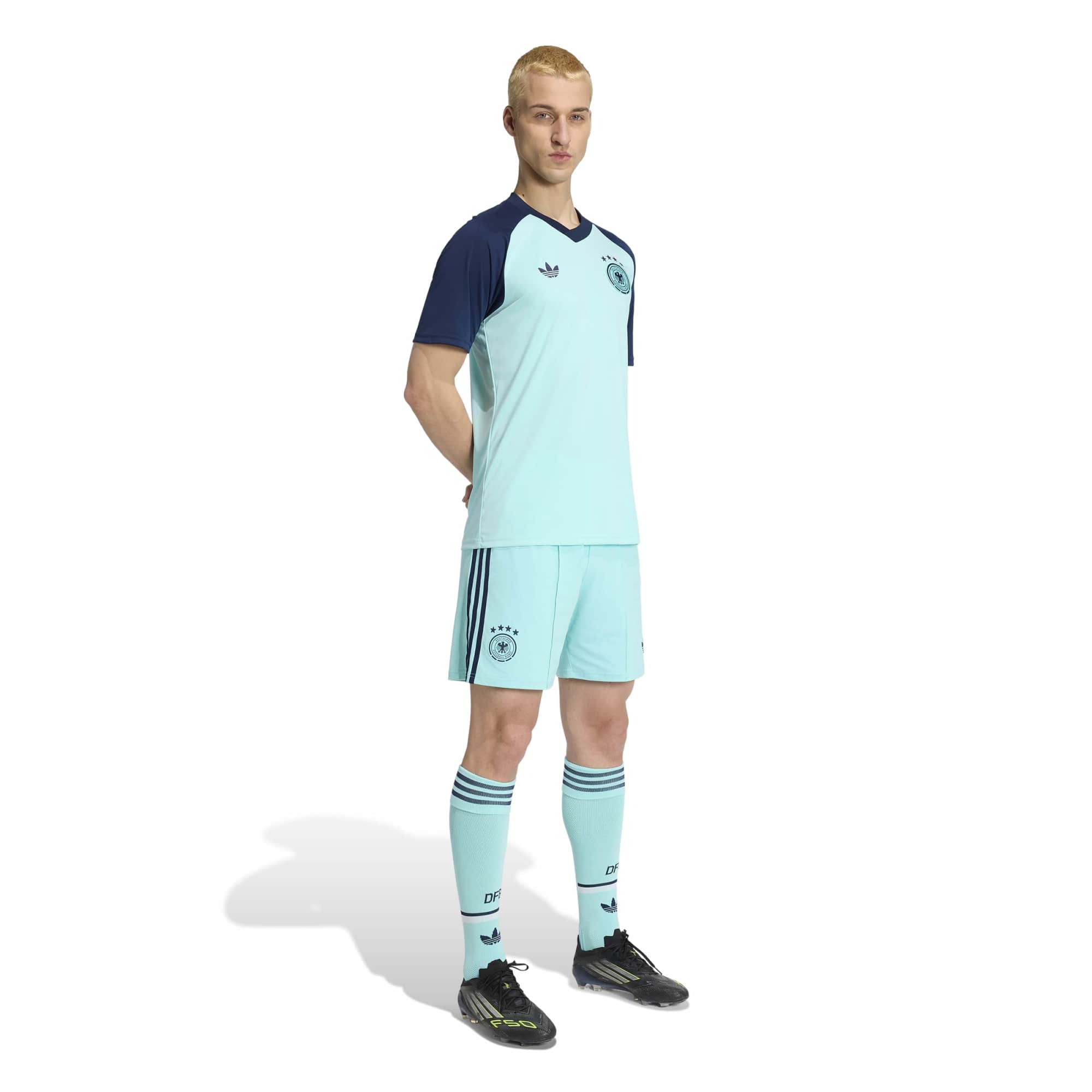 [JED] Germany National Team 2026 Pre-Match Jersey Top - Turquoise