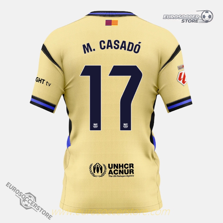 Barcelona Away X Kobe Bryant M. CASADÓ 17 Jersey 25-26 (Player Version)