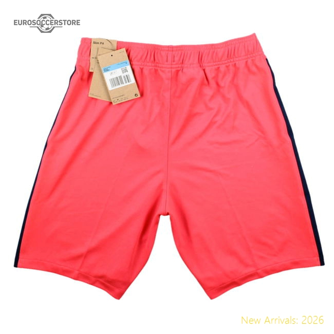 2021-2022 Atletico Madrid Home Shorts (laser Crimson) - Supporter Edition