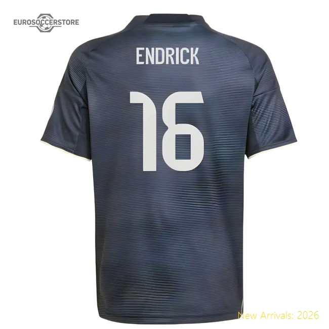 Match-Day 2025-2026 Real Madrid Away Shirt (Kids) (Endrick 16)