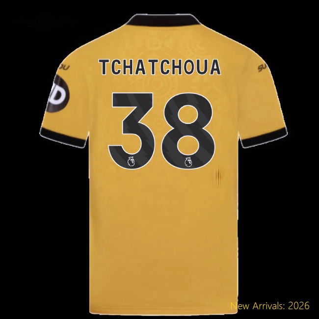 Wolverhampton Wanderers Children 2025 Home Jersey For Football Match Day Match Day Match Day Essential