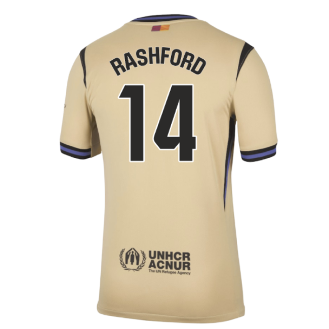 2025-2026 Barcelona Away Football Shirt (Rashford 14) Quick Dry