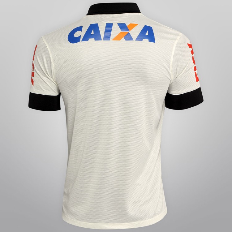 13-14 SC Corinthians Home White Jersey Shirt - Official Replica 2694