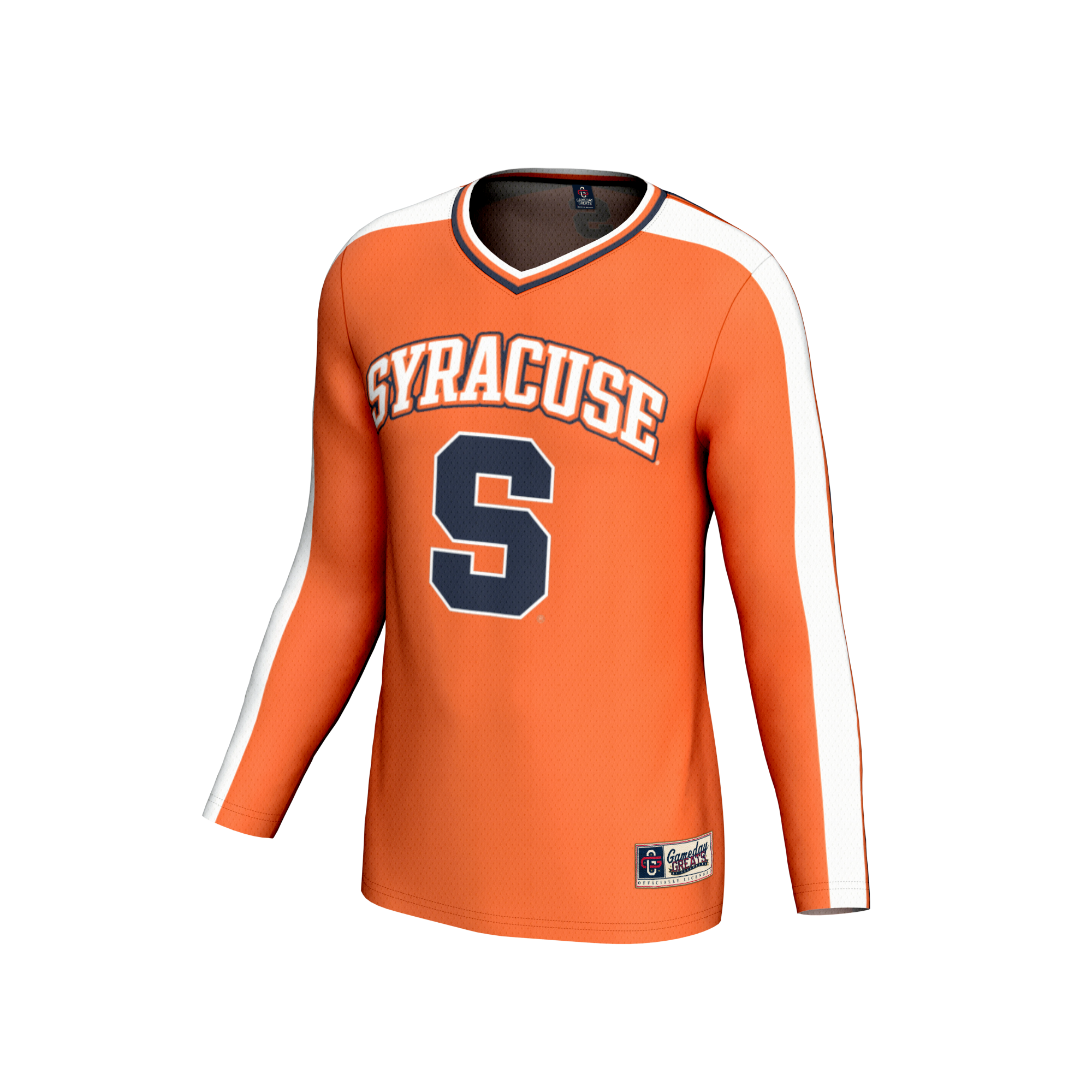 [DDG] Syracuse Orange GameDay Greats Unisex Lightweight Collegiate Volleyball Fashion Jersey - Orange