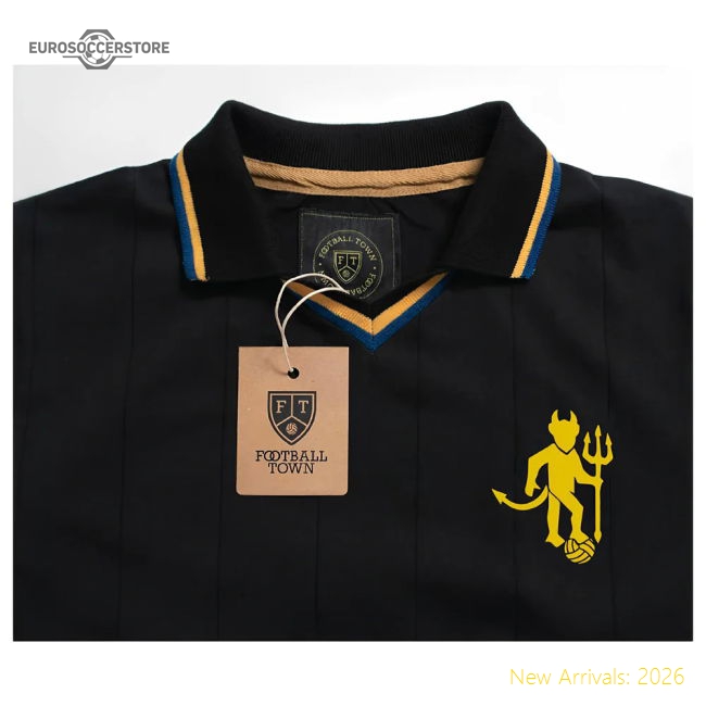 Official Manchester Tribute Shirt The King Cantona Black