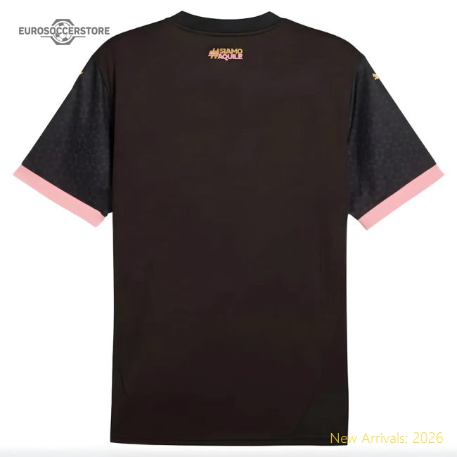 Premium 2024-2025 Rosanero Away Shirt - Match Quality - Supporter Edition
