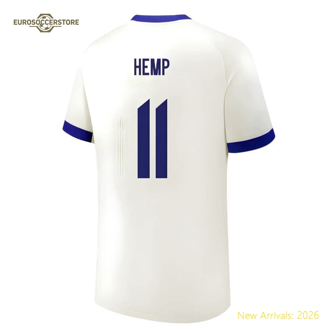 Elegant Womens Football Team Hemp Jersey 2024-2025 Moisture-wicking