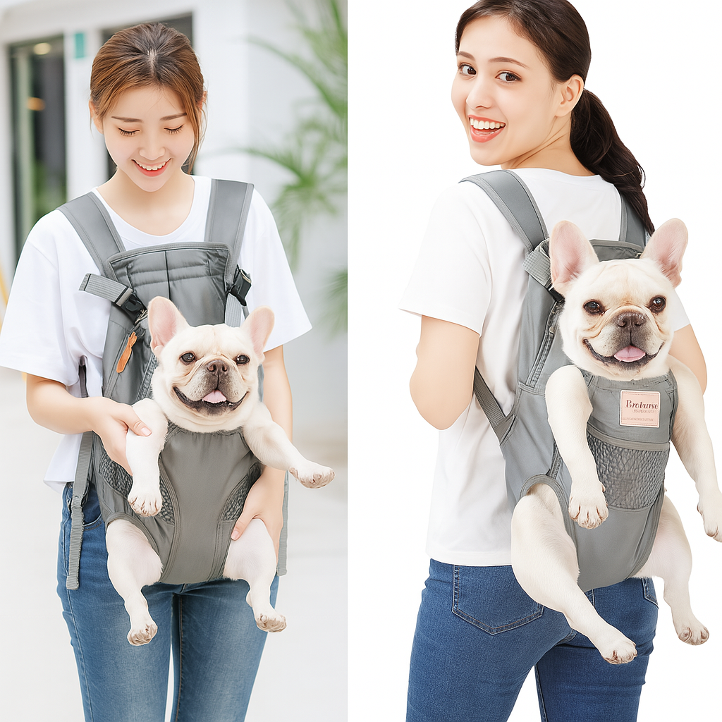 - Warm French Bulldog Bag Travel – Lightweight Dog Carrier Pet Gear