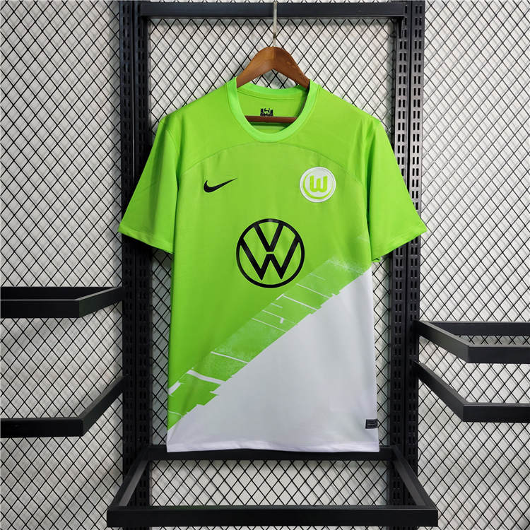 Wolfsburg 2324 Home Soccer Jersey Football Shirt - Official Replica