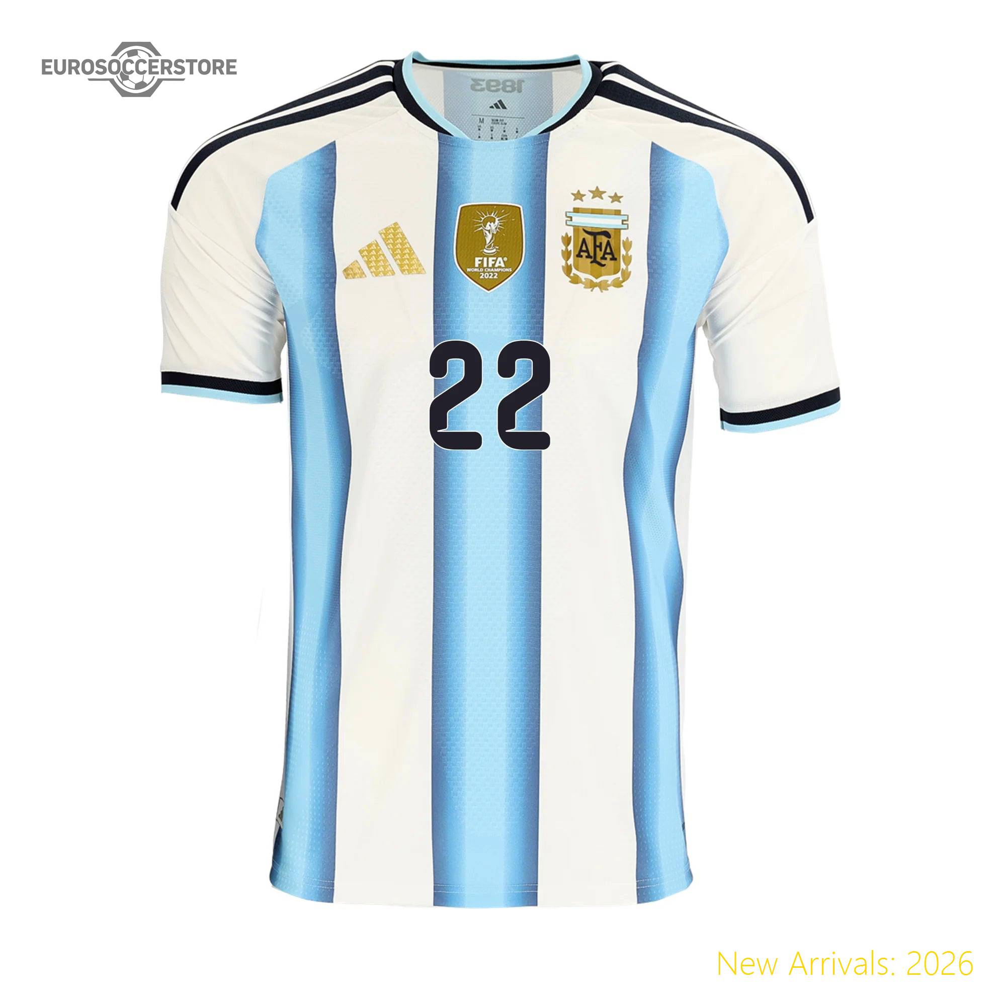 Official Team Merchandise Men Arg Team Professional Home Jersey 2026
