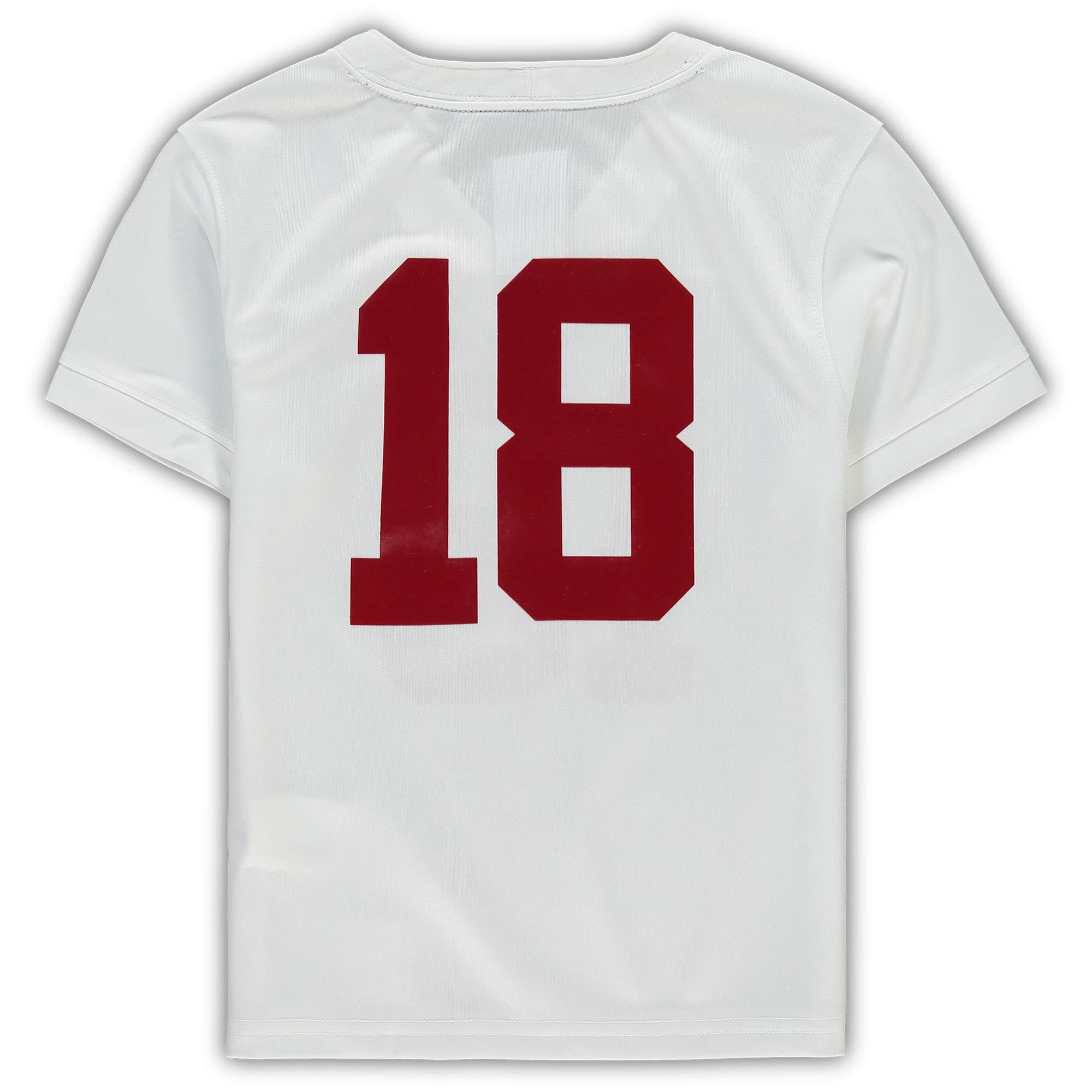 Preschool #18 White Alabama Crimson Tide Football Team Jersey