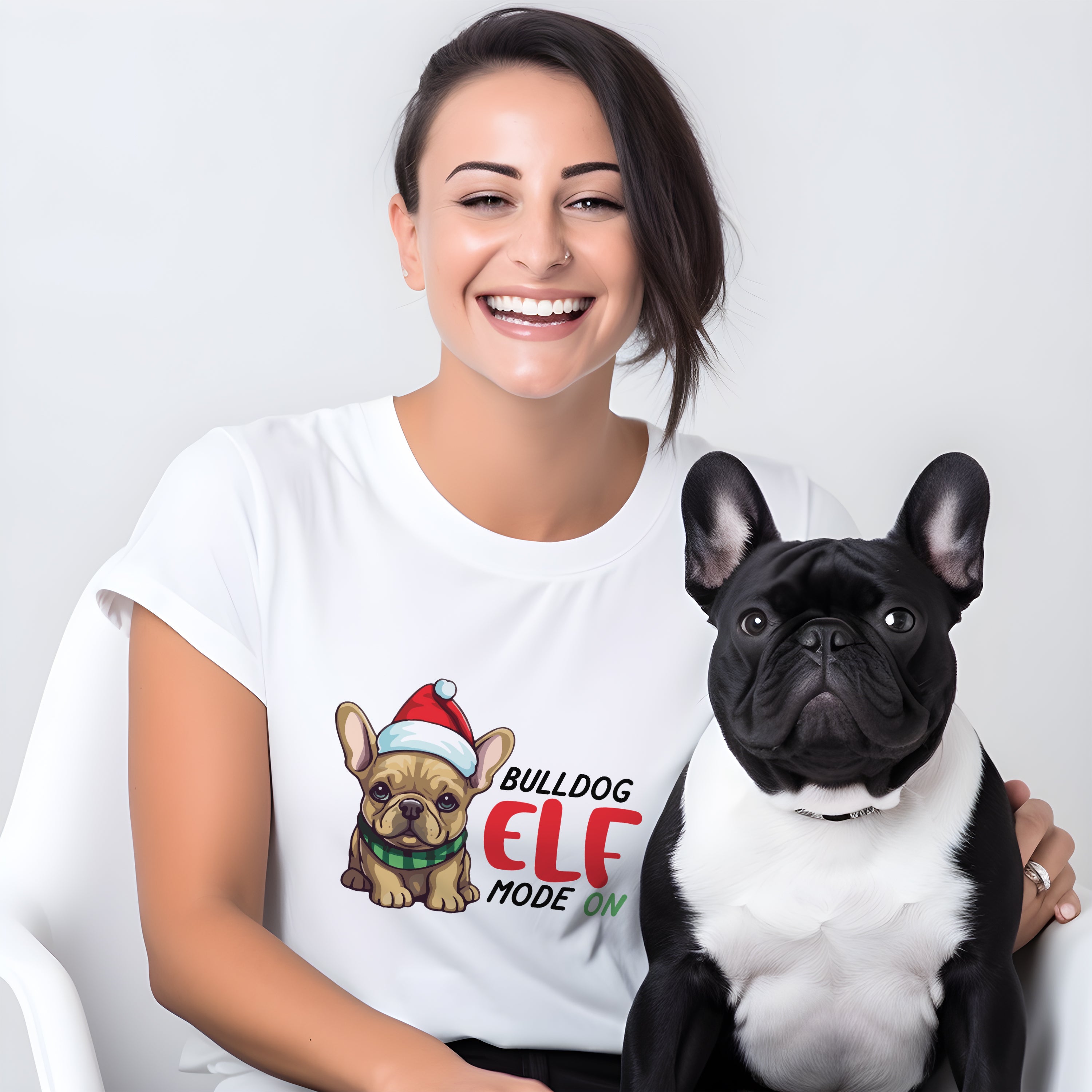 The Frenchie Elf - Everyday Unisex T-shirt For Frenchie Fans | Comfy Fit