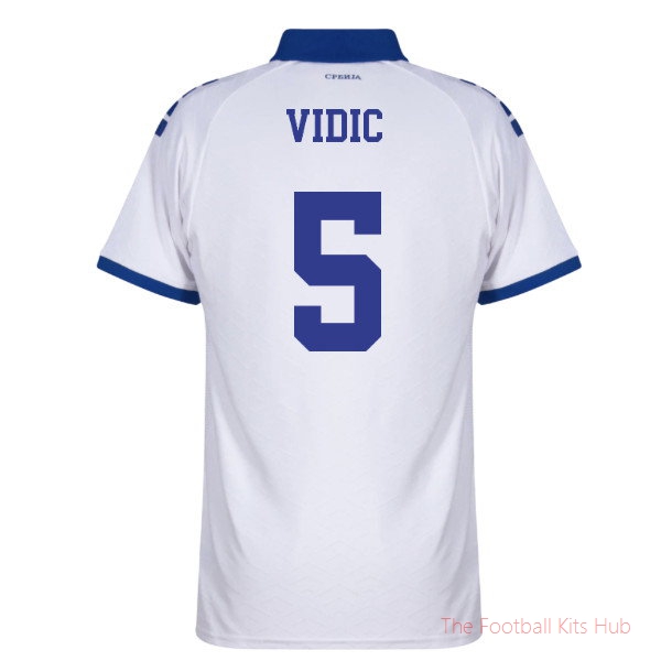 Stadium Performance Serbia Away 2025/26 Jersey (Vidic 5)