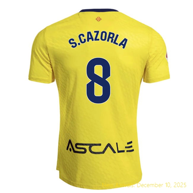2025-2026 Atletico Madrid Home Shirt - Performance Soccer (Cazorla 8)
