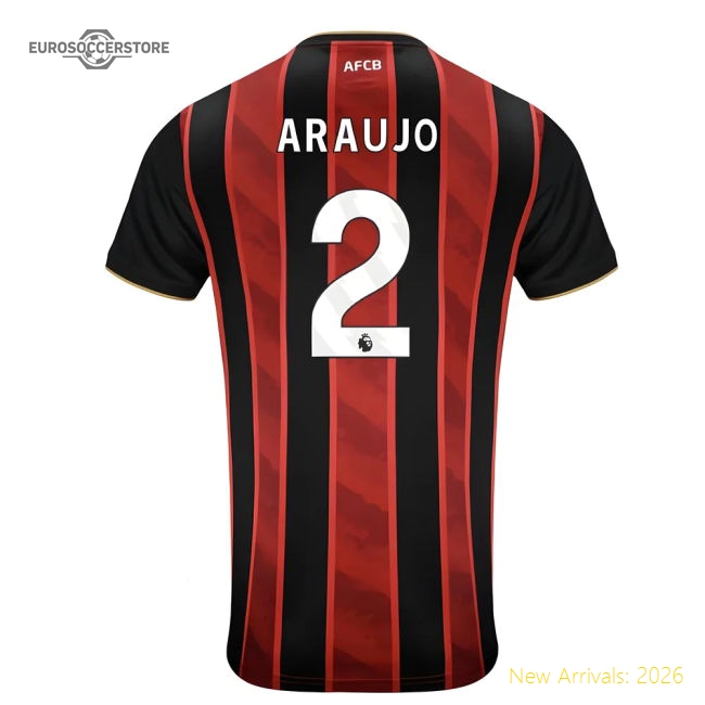 Premium 2025-2026 Bournemouth Home Shirt (araujo 2) - Premium Quality