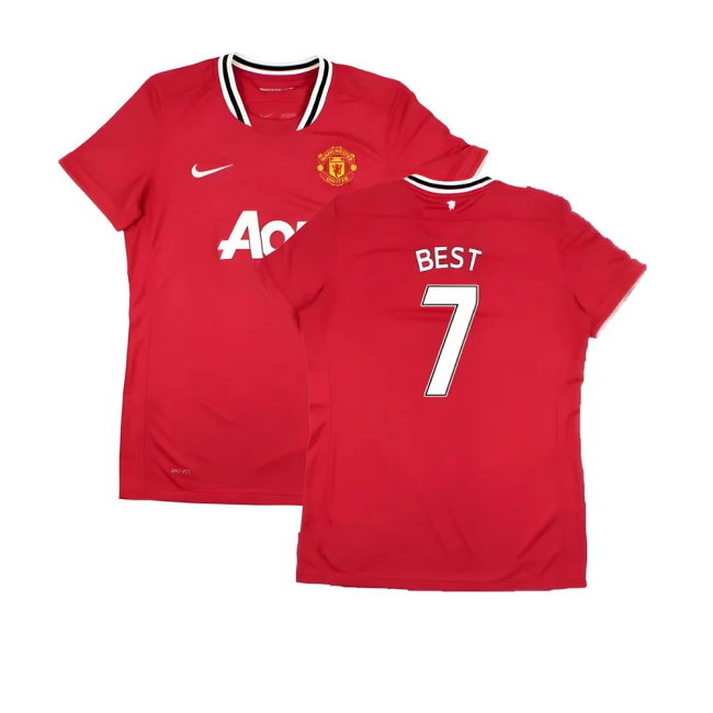 Manchester United 2011-12 Home Kit (Women\'s) ((Very Good) M) (BEST 7)