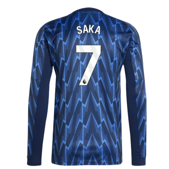 2025-20 Arsenal Away Jersey Saka #7 L S