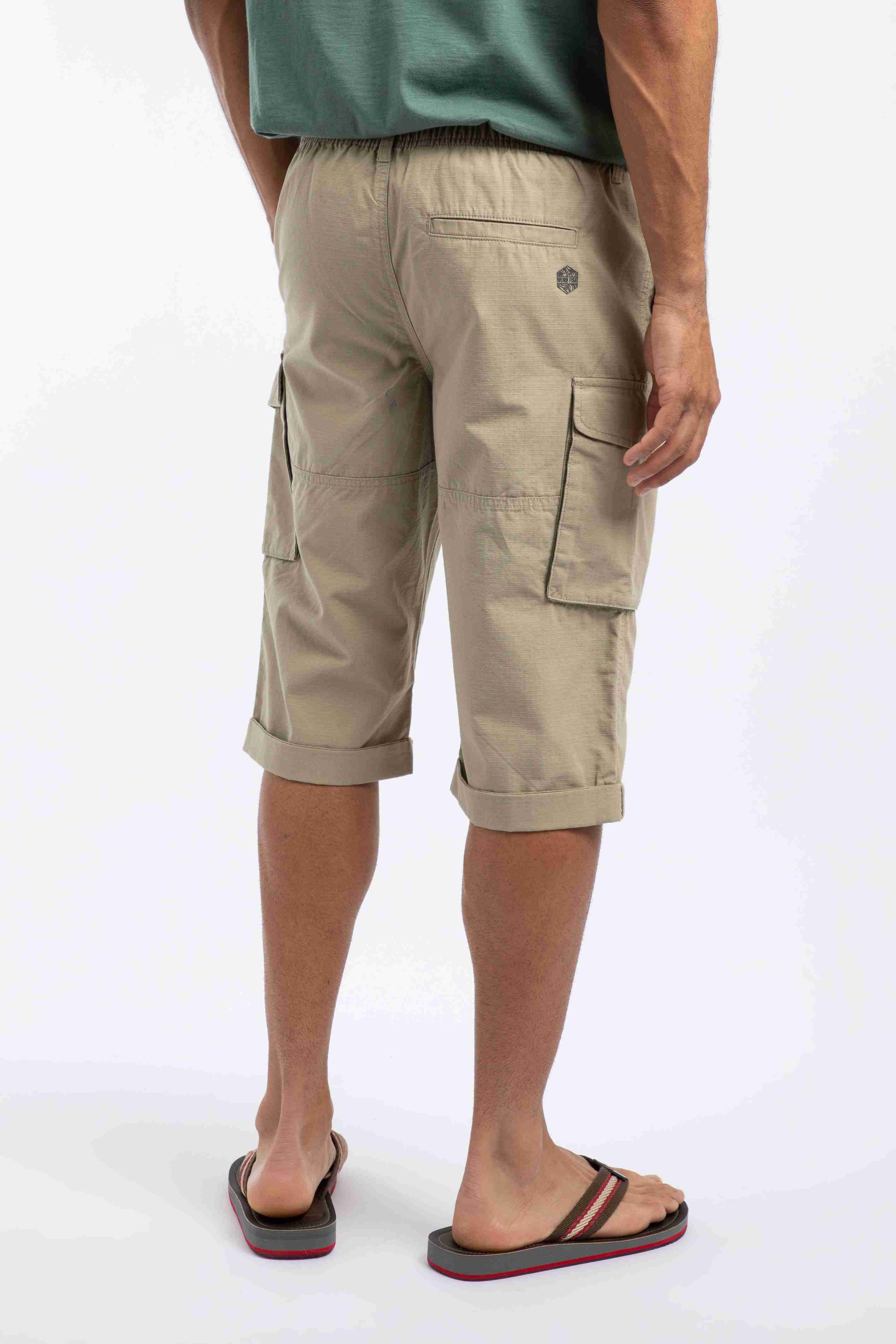 Summersville 3/4 Length Ripstop Cargo Shorts Flint Stone