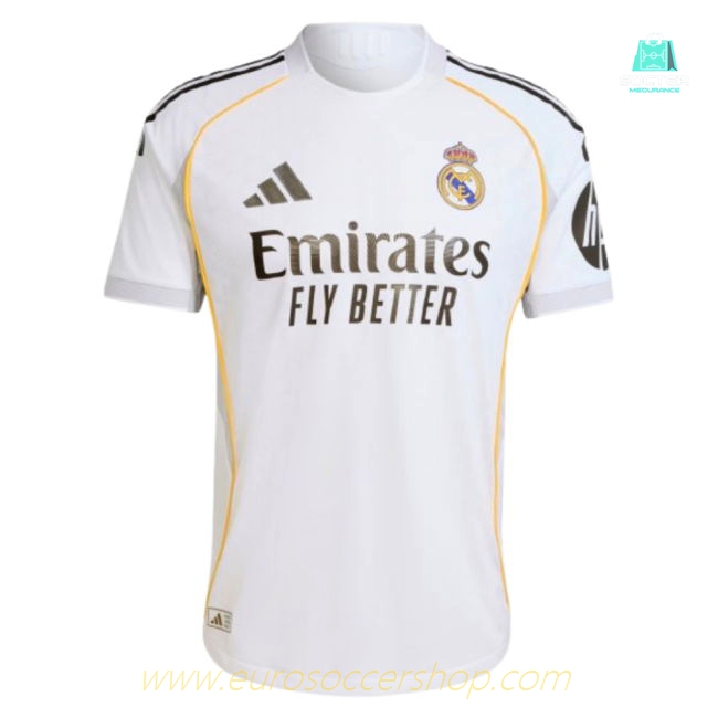 2025-2026 Real Madrid Authentic Home Shirt (Vini Jr. 7)