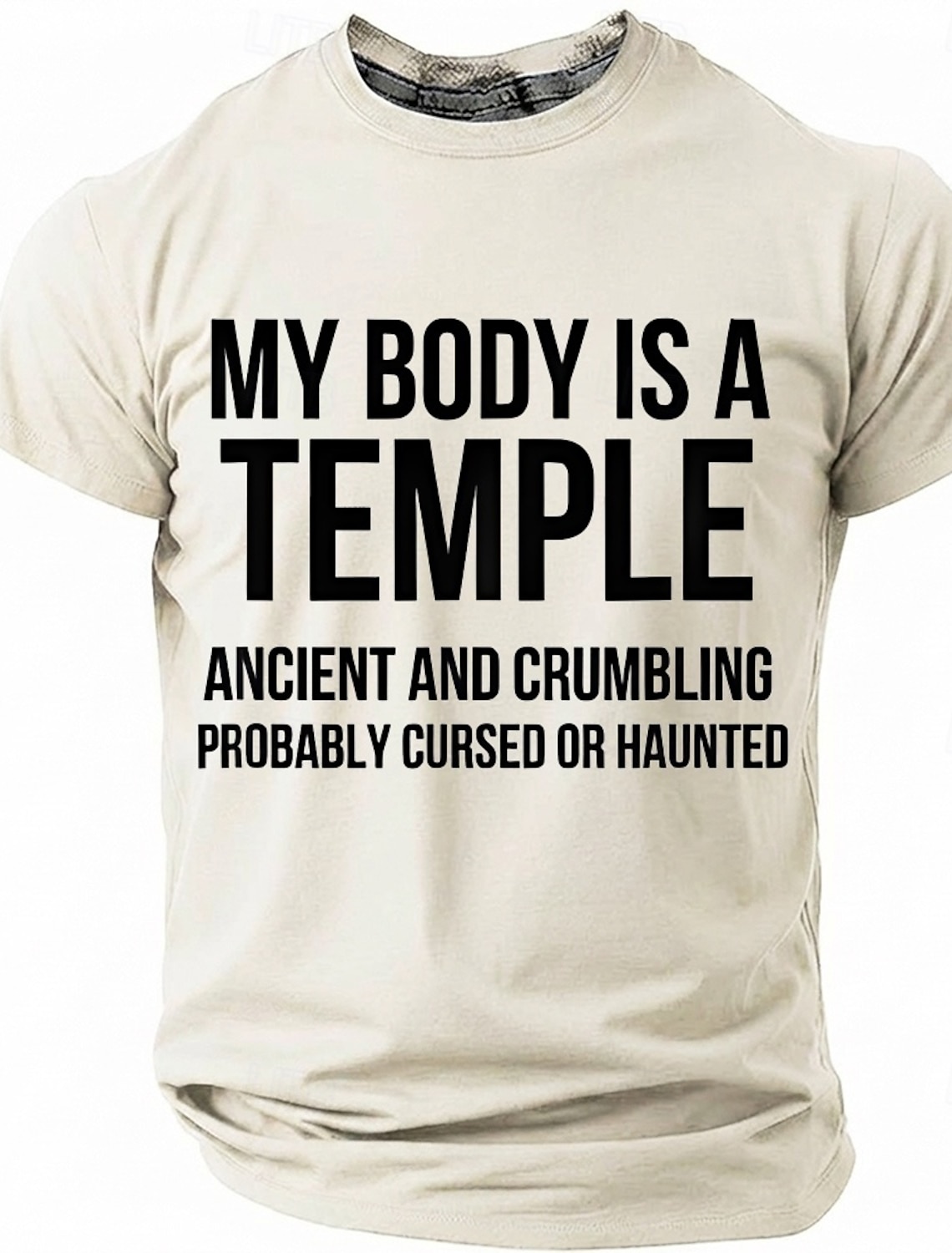Men's T-Shirt Funny Graphic Short Sleeve UNDIAGNOSED BUT SOMETHING AIN'T RIGHT Lifestyle Humor Tee