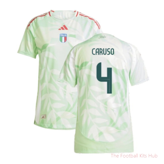 2025-2026 Italy Authentic Away (Womens Team) Shirt (Ladies) (Caruso 4)