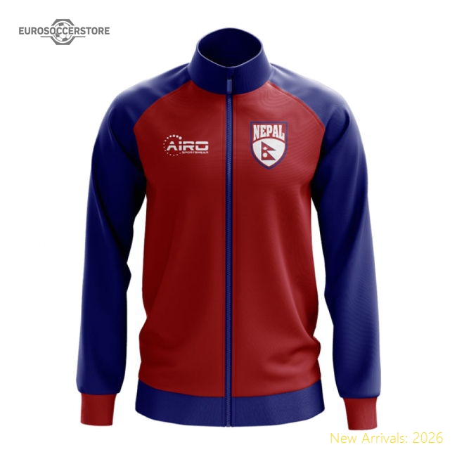 Elite Nepal Concept Football Track Jacket (red) - Supporter Edition
